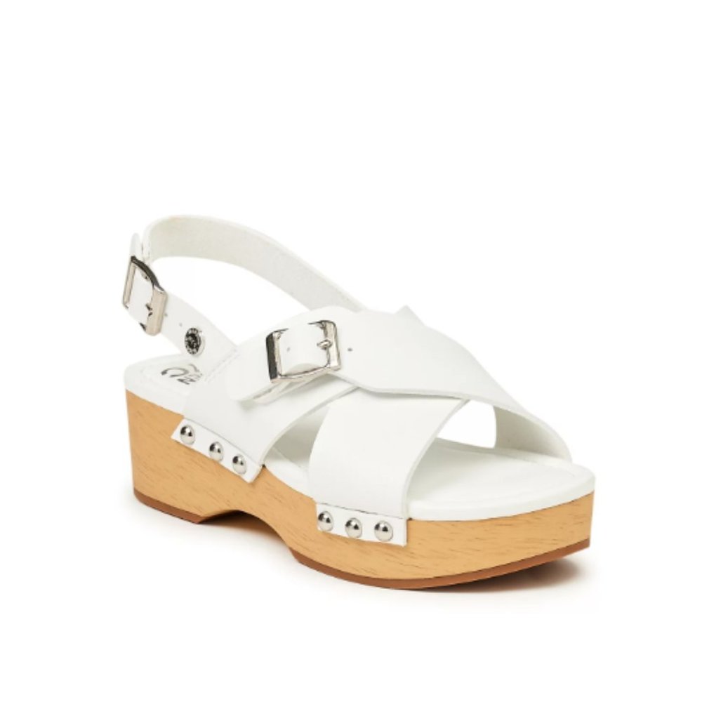 Girls Wooden Heel Sandals